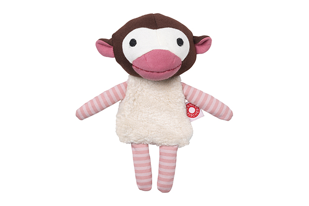 Trisse peluche mono rosa